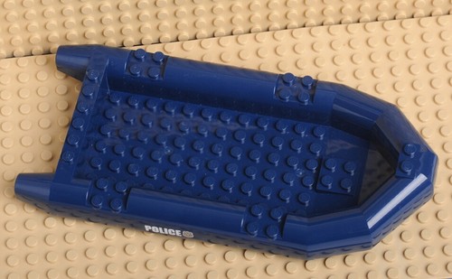 Lego motoscafo polizia blu - motoscafo,