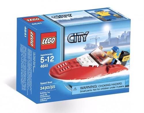 Lego city 4641 - city, motoscafo
