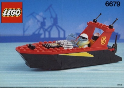 Lego 6679 motoscafo - 6679, dark