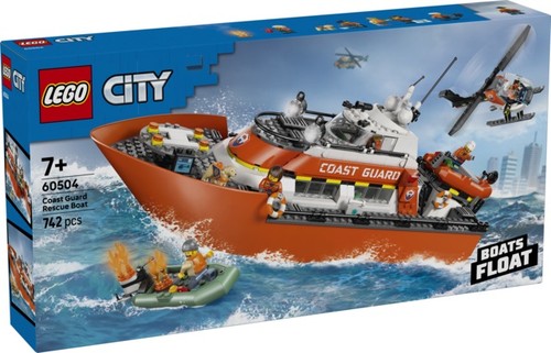 Lego city 60504 motoscafo - city,